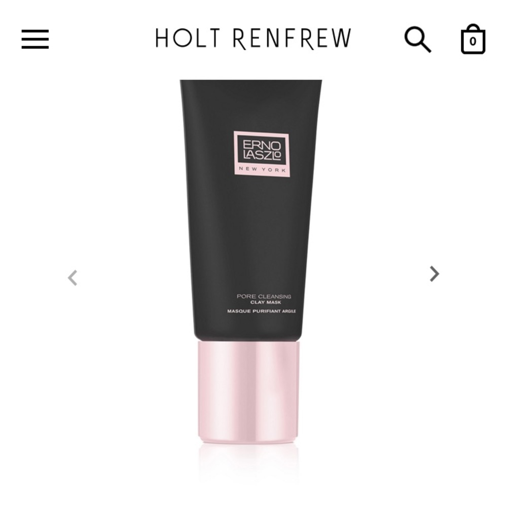Pink clay mask